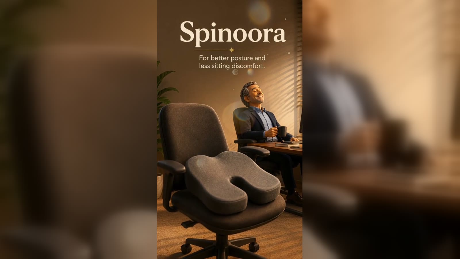Spinoora product presented in a tactile claymation style