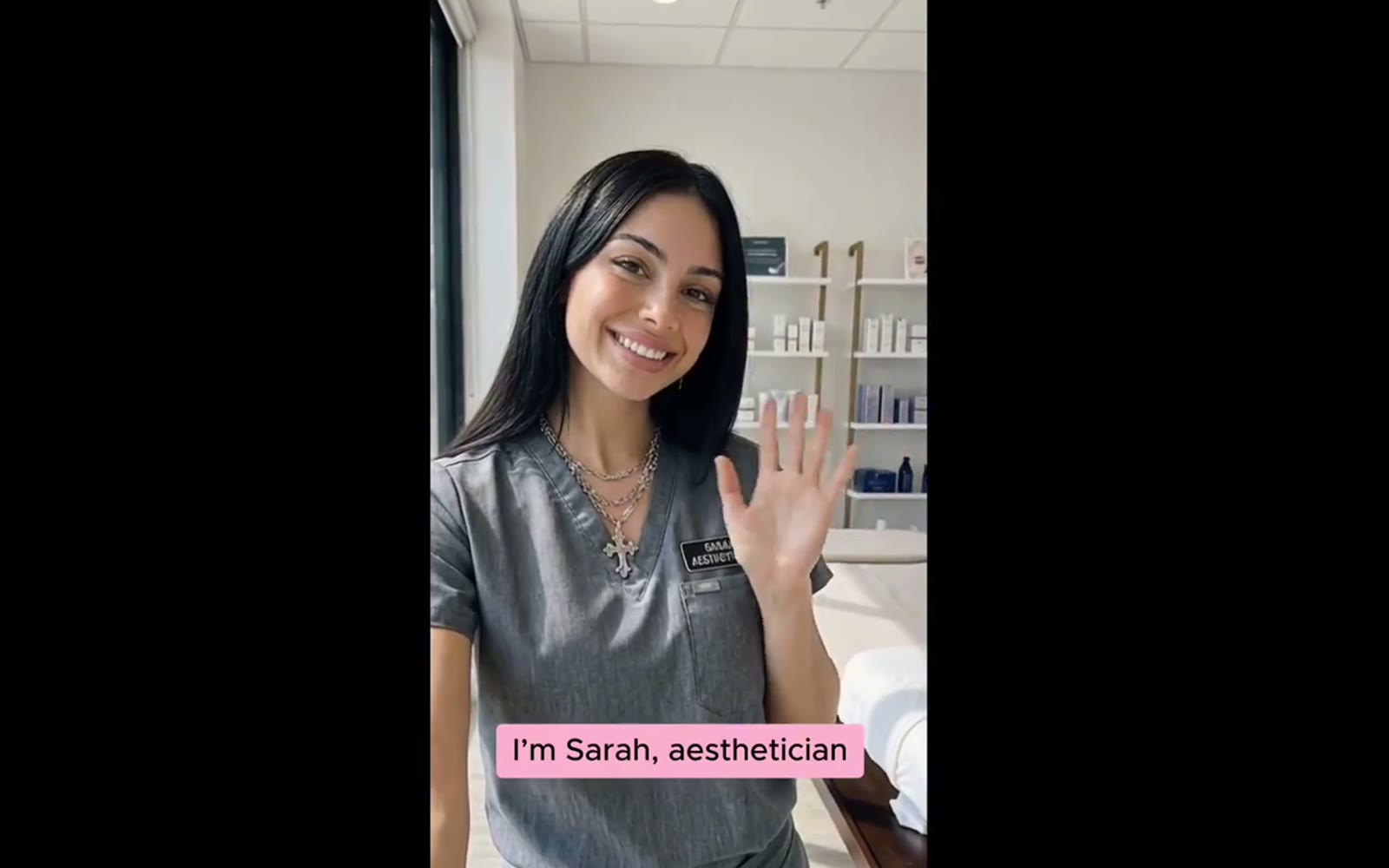 Skincare product frame from an AI-assisted product film