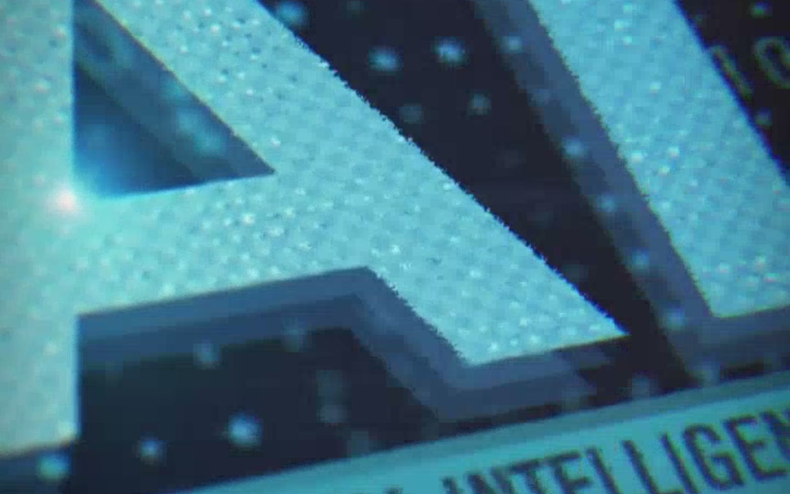 Particle-lit profile from a technology evolution film